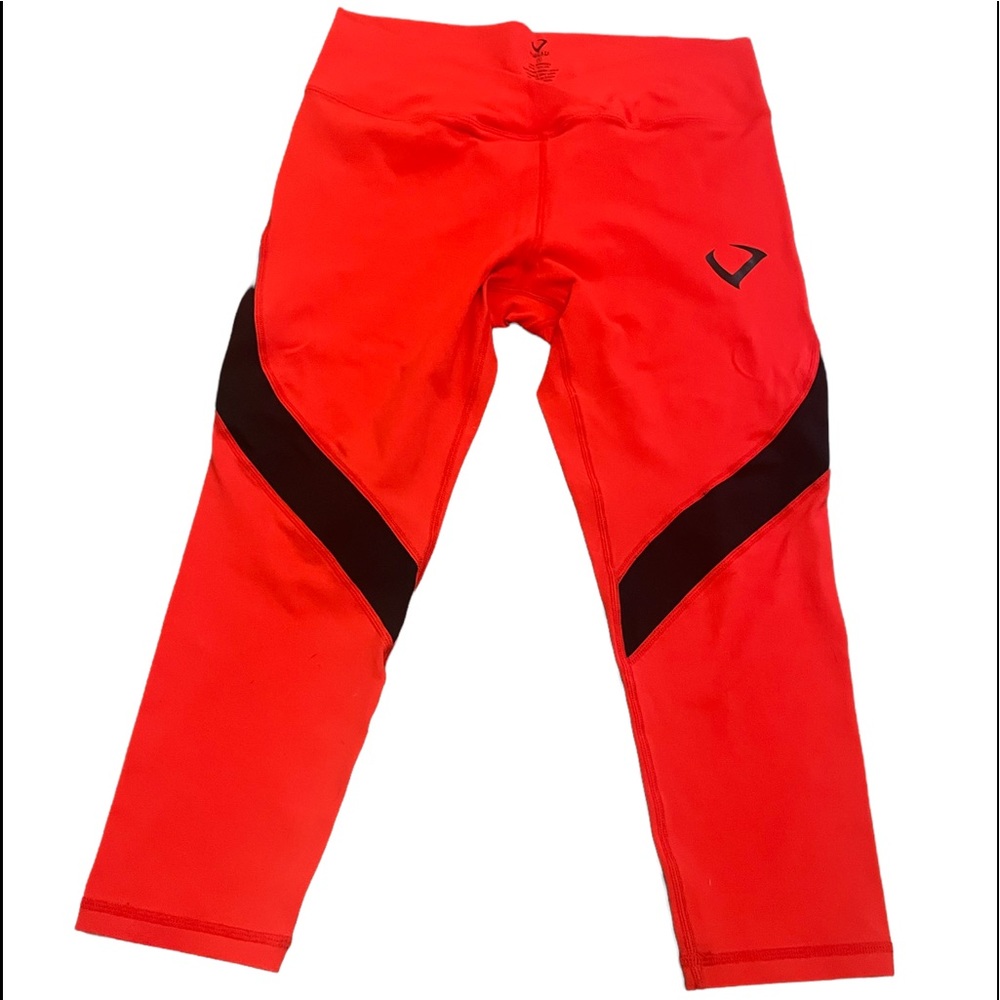 Violate the Dress Code, Vibrant Red and Black combo, Size Small 19” Crop